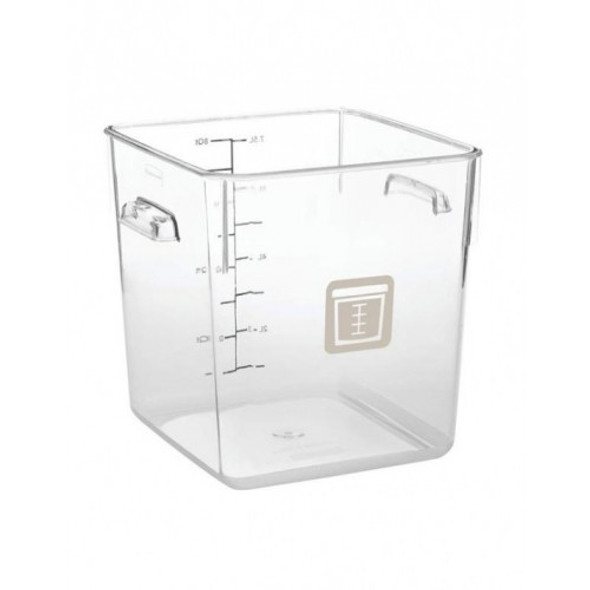 Rubbermaid Square Container - Clear - 7.6L Brown - 1980335