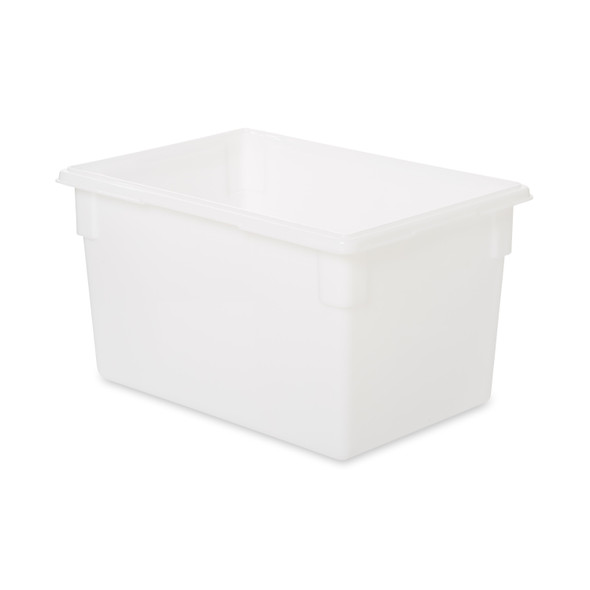 Rubbermaid FG350100WHT 18 x 26 x 15 White Plastic Food Box 