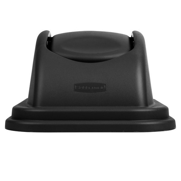 FG306700BLA - Rubbermaid Wastebasket Swing Lid - 39 Ltr - Black