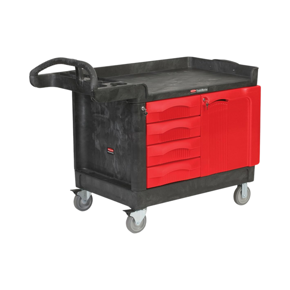 FG453388BLA - Rubbermaid TradeMaster with 4 Locking Drawers & Lockable Cabinet