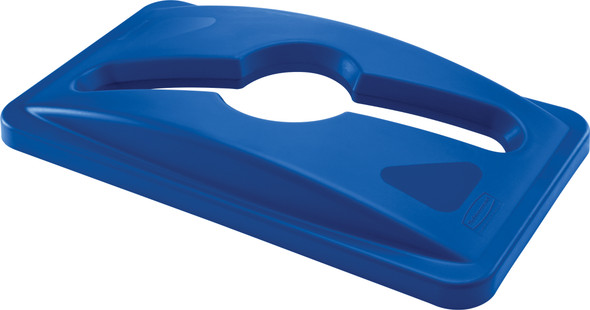 Rubbermaid Slim Jim Mixed Recycling Lid - Blue - 1788372