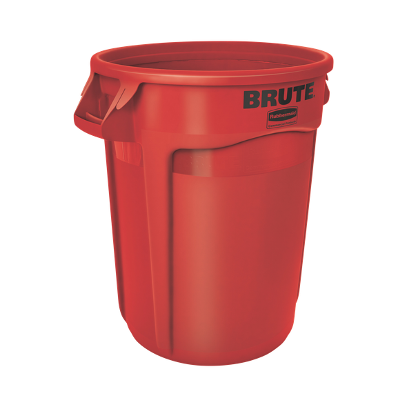 Rubbermaid Brute Container - 121.1 Ltr - Red - FG263200RED