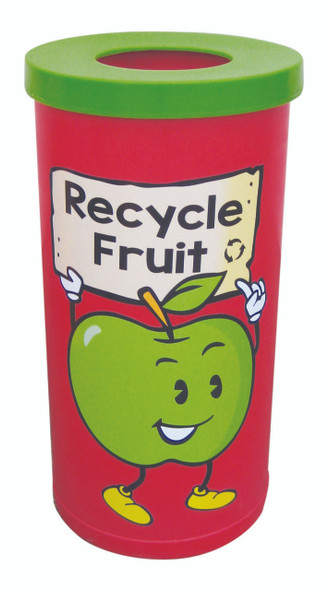 Plastic Furniture Company Popular with Fruit Recycling Graphic for Indoor Use - 70 Litres - POP-RCH-FRUIT