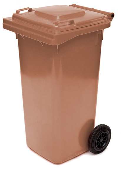 Brown Wheelie Bin - 120 Litre - WB120BRN