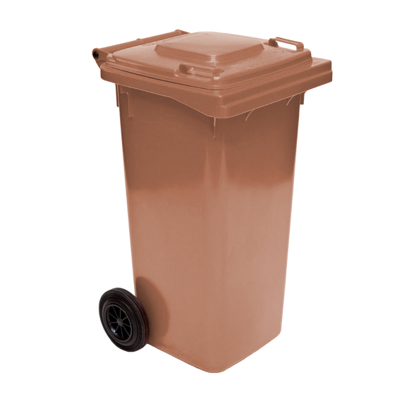 Brown Wheelie Bin - 140 Litre - WB140BRN