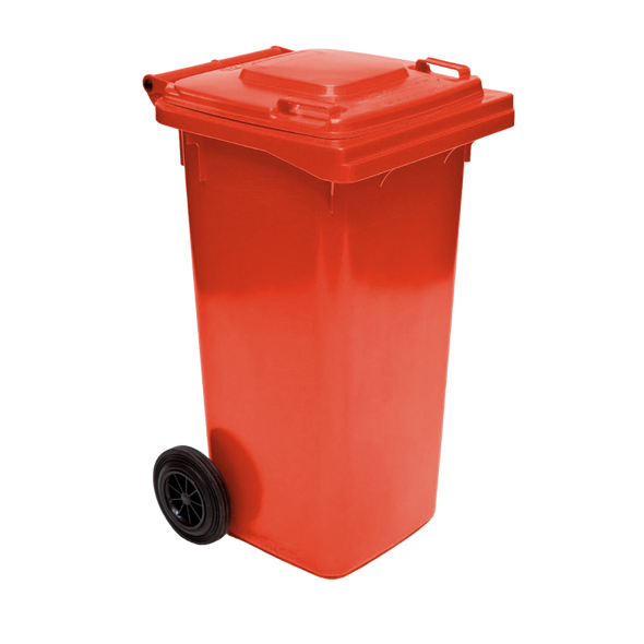 Red Wheelie Bin - 140 Litre - WB140RED