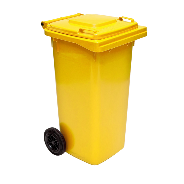 Yellow Wheelie Bin - 140 Litre - WB140YEL