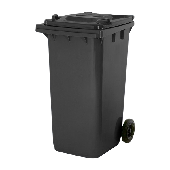Black Wheelie Bin - 180 Litre - WB180BLA