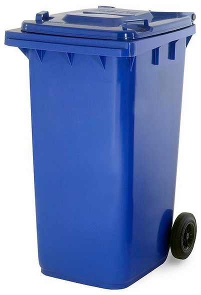 Blue Wheelie Bin - 180 Litre - WB180BLU