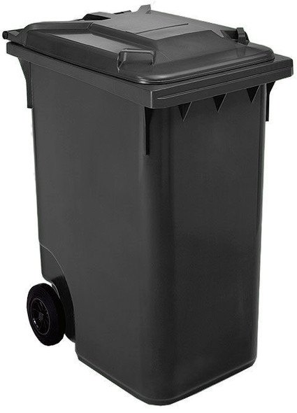 Black Wheelie Bin - 360 Litre - WB360BLA