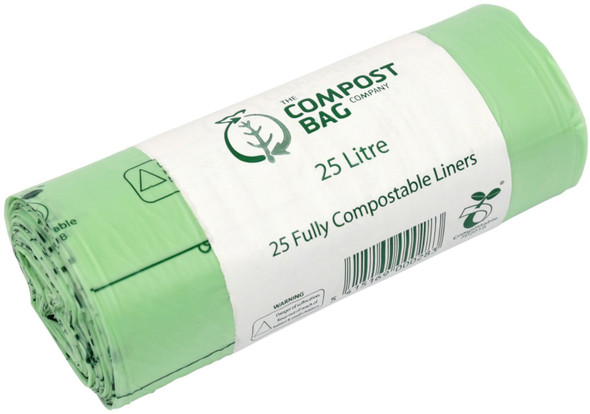 All-Green Compost Bag Compostable Kerbside Caddy Bags - 25 Ltr - CB25