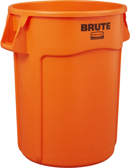 Rubbermaid Brute Container - 121.1 Ltr - Hi-Visibility Orange - 2119308