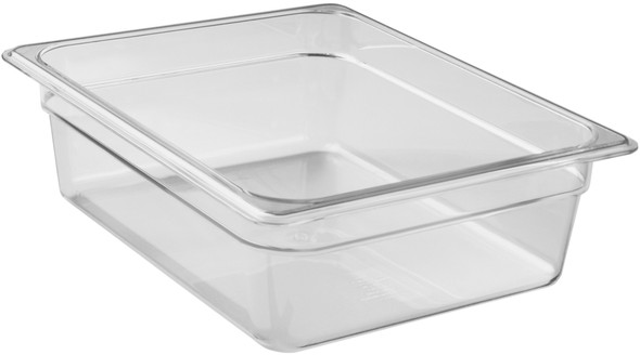 Cambro Polycarbonate Gastronorm Pan - GN 1/2 - 100mm - Clear - 24CW135