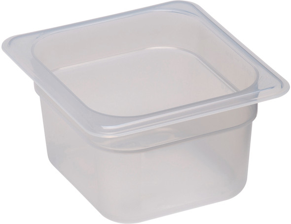 Cambro Polypropylene Gastronorm Pan - GN 1/6 - 100mm - Translucent - 64PP190