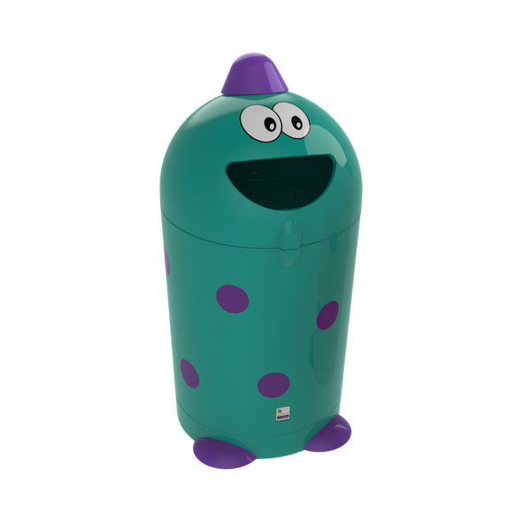 Leafield MonsterBuddy Bin - Mikey - Dark Aqua