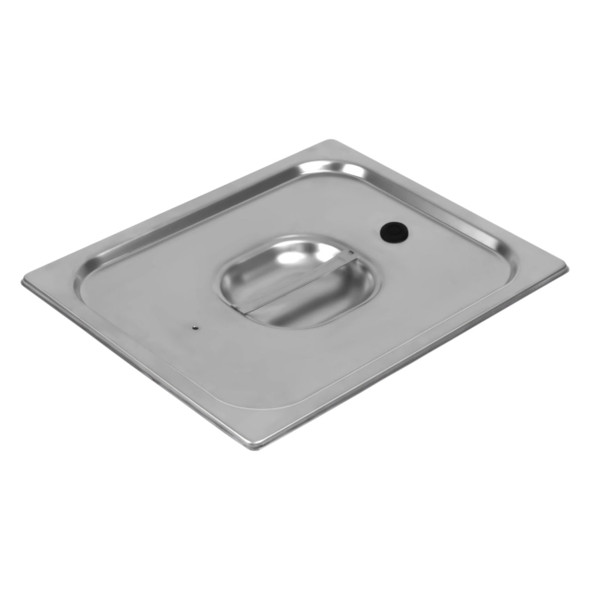 Pujadas Gastronorm Pro Pan Gasketed Transport Lid - GN 1/2 - Stainless Steel - 120004