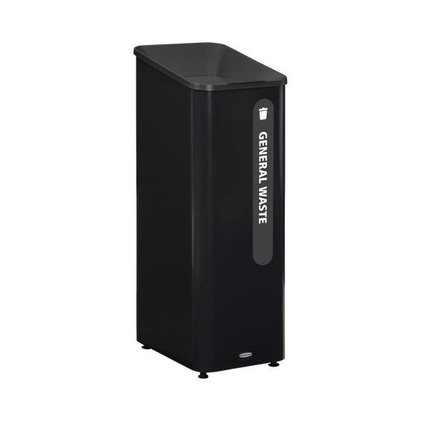 Rubbermaid Sustain Recycling Bin with General Waste Label
