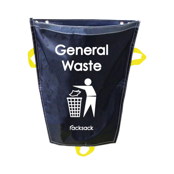 RSMB1/GW - Racksack Mini Printed with Tidyman Logo & General Waste Text