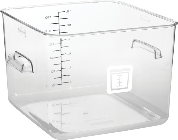 1980994 - Rubbermaid Square Storage Container - 11.4 Ltr - White