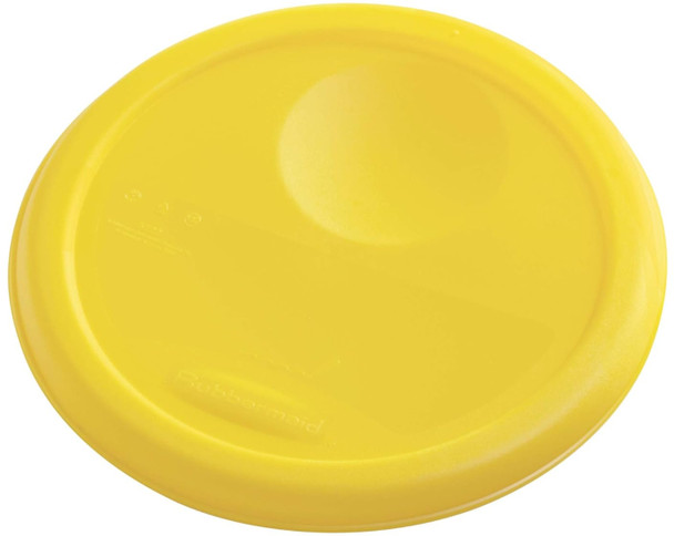FG572200YEL - Rubbermaid Round Container Lid - Small - Yellow