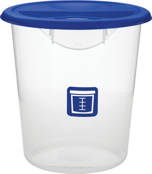 1980382 - Rubbermaid Medium Round Container Lid - Blue - Fitted to Tub
