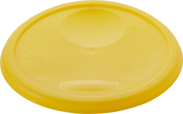 FG572500YEL - Rubbermaid Round Container Lid - Medium - Yellow