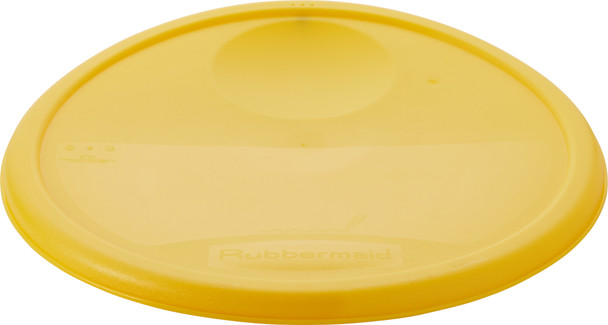 FG573000YEL - Rubbermaid Round Container Lid - Large - Yellow