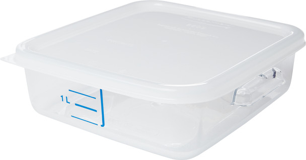 FG650900WHT - Rubbermaid Medium Square Container Lid - White - Fitted to 1.9L Square Container