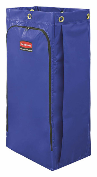 Rubbermaid Vinyl Bag for High-Capacity Janitorial Cleaning Carts - 128 Ltr – Blue - 1966883
