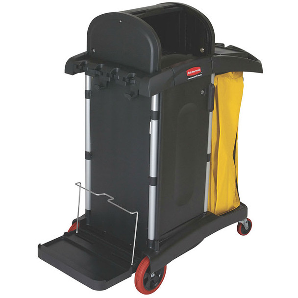 FG9T7500BLA - Rubbermaid HYGEN High-Security Cleaning Cart