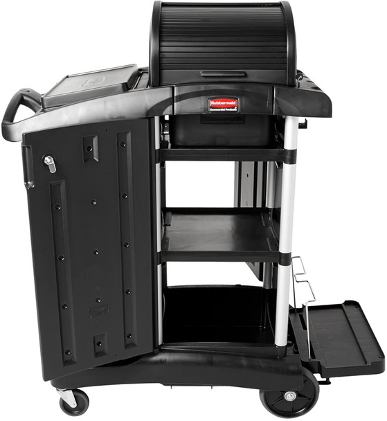 FG9T8600BLA - Rubbermaid Security Compartment - Fitted to a Cleaning Cart