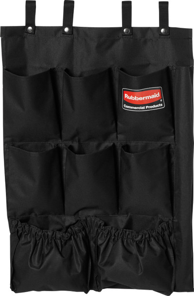 FG9T9000BLA - Rubbermaid Executive Fabric Cart Organiser with 9 Pockets