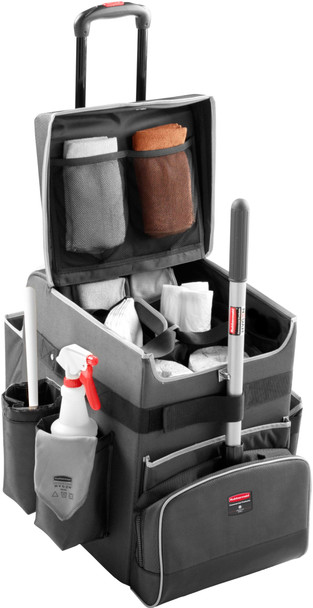 1902465 - Rubbermaid Quick Cart - Large - Lid Open