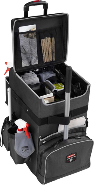 1902465 - Rubbermaid Quick Cart - Large - Lid Open