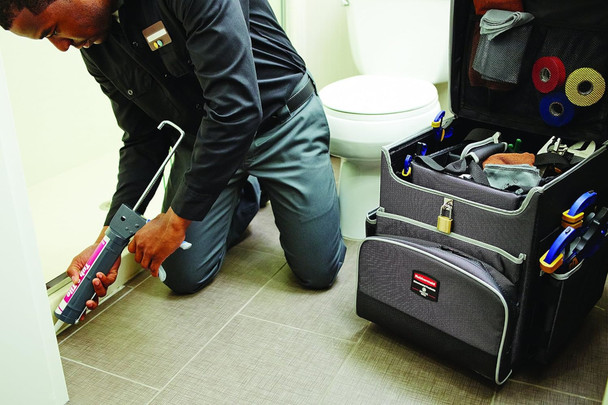 1902467 - Rubbermaid Quick Cart - Small - Being Used to Carry Tools