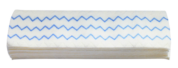 2135890 - Rubbermaid HYGEN Disposable Microfibre Mop Pad - Blue - Suitable for use with PULSE Microfibre Mopping Systems