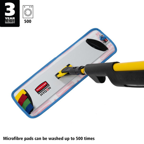 FGQ96958YL00 - Rubbermaid HYGEN PULSE Mop Kit - Yellow - Warranty Mark