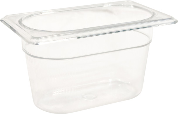 FG101P00CLR - Rubbermaid Gastronorm Food Pan - GN 1/9 - 100mm - Clear