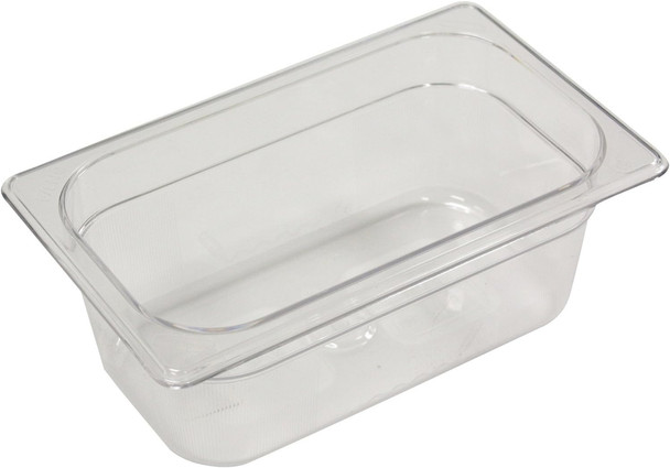 FG111P00CLR - Rubbermaid Gastronorm Food Pan - GN 1/4 - 100mm - Clear