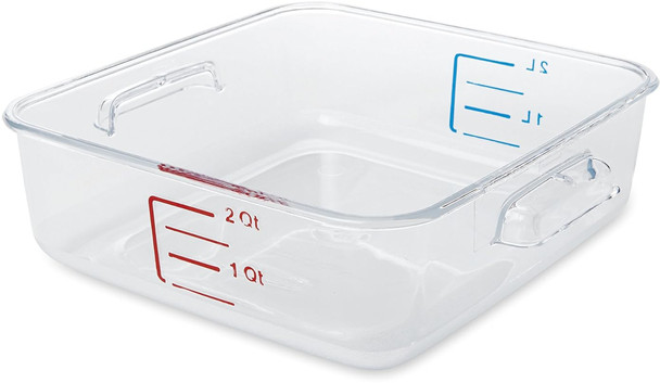 FG630200CLR - Rubbermaid Space Saving Container - 1.9 Ltr - Clear