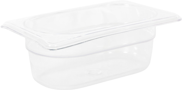 FG100P00CLR - Rubbermaid Gastronorm Food Pan - GN 1/9 - 65mm - Clear