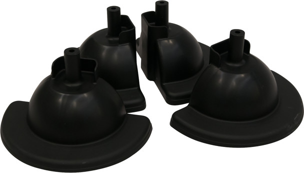 Rubbermaid Replacement Feet for Sturdy Chair - Set Of 4 Feet - R039153