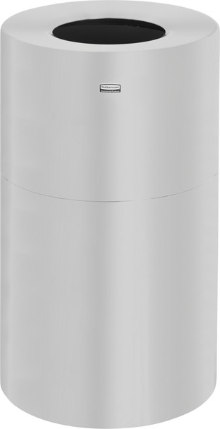 FGAOT35SA - Rubbermaid Atrium Open Top Bin - 132.5 Ltr - Aluminium