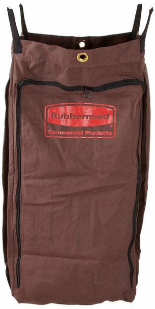 Rubbermaid 25-Gal. Housekeeping Cart Canvas Vinyl Lined Bag