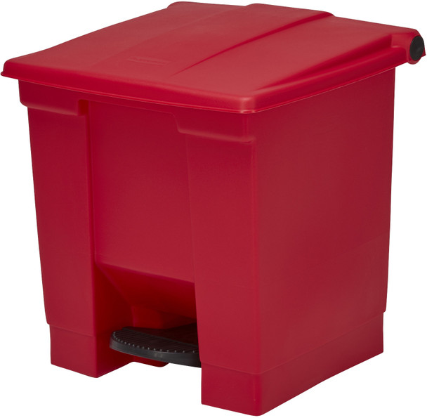 FG614300RED - Rubbermaid Legacy Step-On Pedal Bin - 30 Ltr - Red