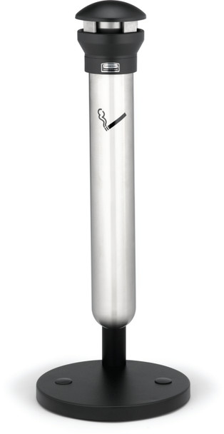 Rubbermaid Infinity Base-Mount Smokers' Bin - Stainless Steel - FG9W3100SSBLA