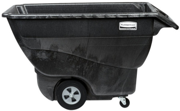 FG101300BLA - Rubbermaid Tilt Truck - 0.6 Cubic Metres - Heavy Duty - Side of Truck