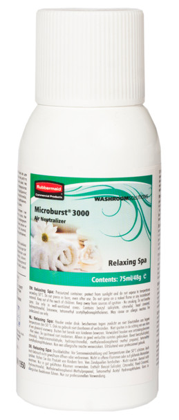 Rubbermaid Microburst 3000 Refill - 75ml - Relaxing Spa - 1910727