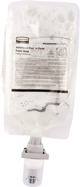 RVU11502 - Rubbermaid AutoFoam Free'N Clean Foam Soap - Ecolabel - 1100ml