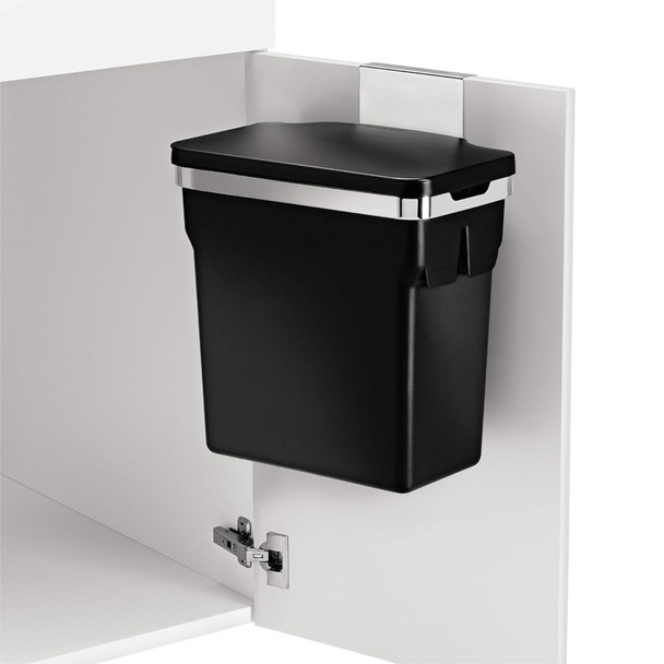 CW1643 - simplehuman In-Cabinet Kitchen Bin - 10 Ltr - Installed on Cabinet Door